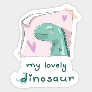 My lovely dinosaur! Sticker